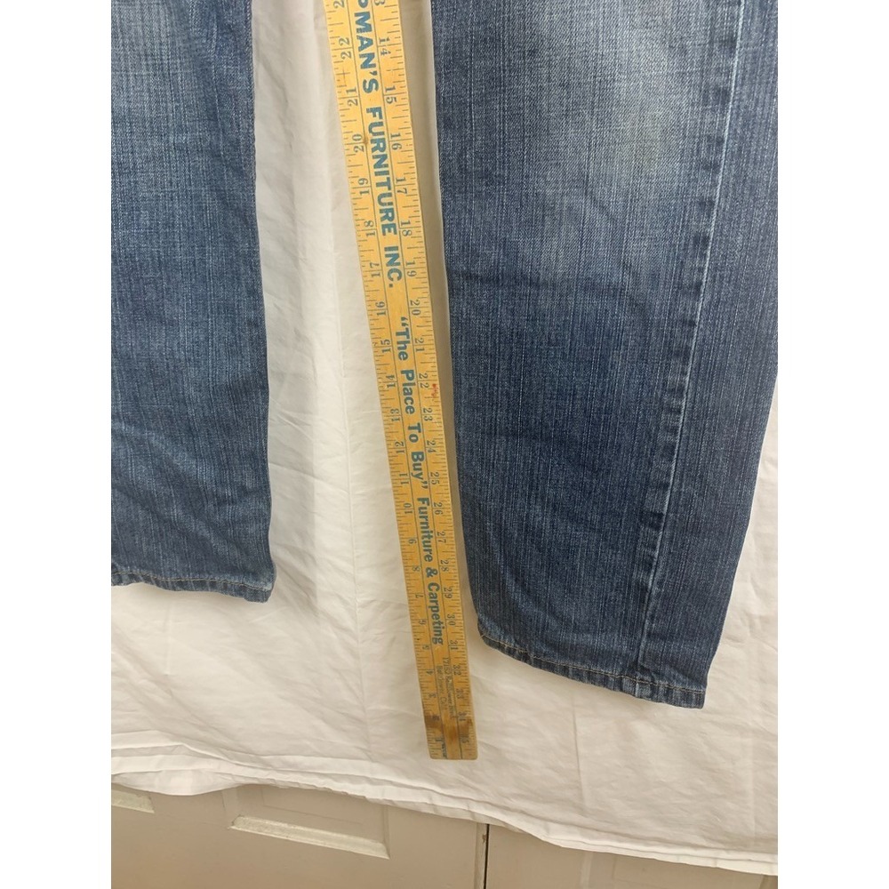 Levis 505 Jeans Mens 29x32 Blue Denim Straight Leg Regular Zipper Fly - Picture 6 of 10